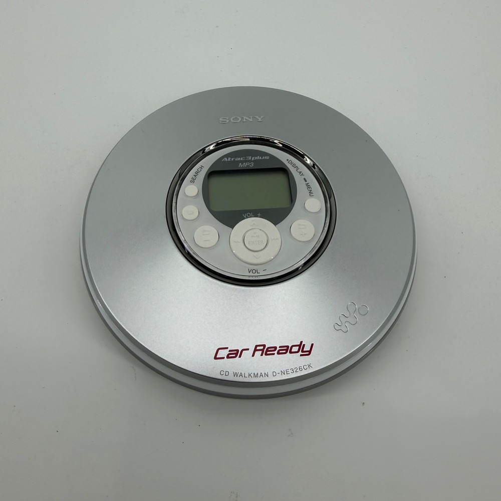 Sony Walkman D-NE326CK CD Player ATRAC3plus MP3 CD-R /RW Bundle - Free Ship - Picture 1 of 10